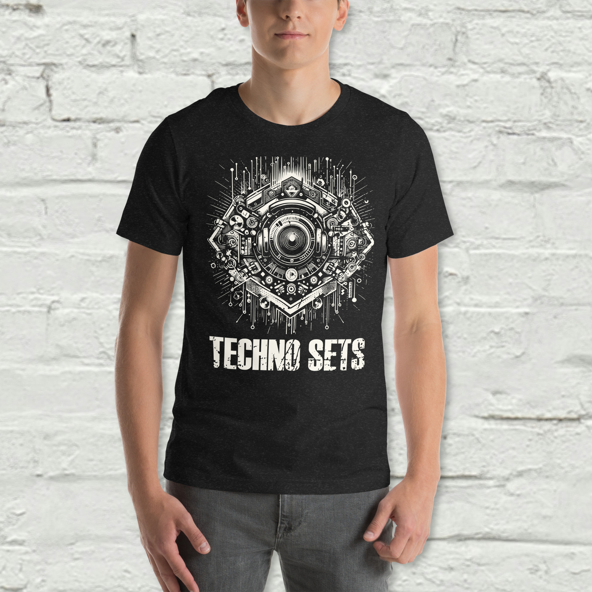 Techno Sets TShirt | Unisex Techno Vibes T-Shirt | Free Shipping - Image 2