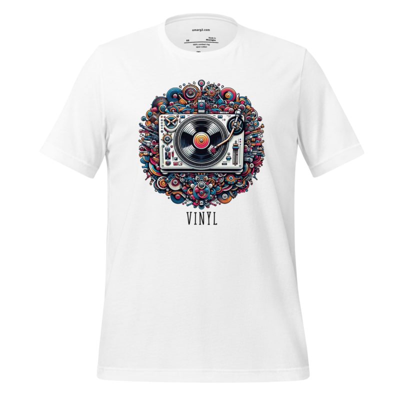 Retro Turntable TShirt Groove Vintage Unisex Tee