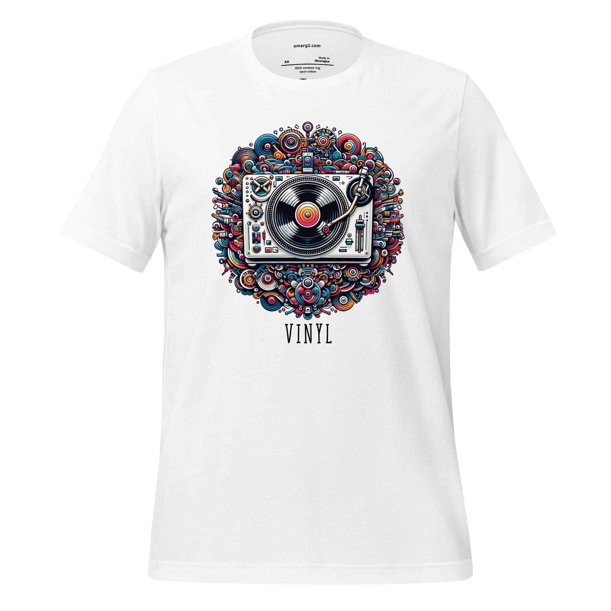 Retro Turntable TShirt Groove Vintage Unisex Tee