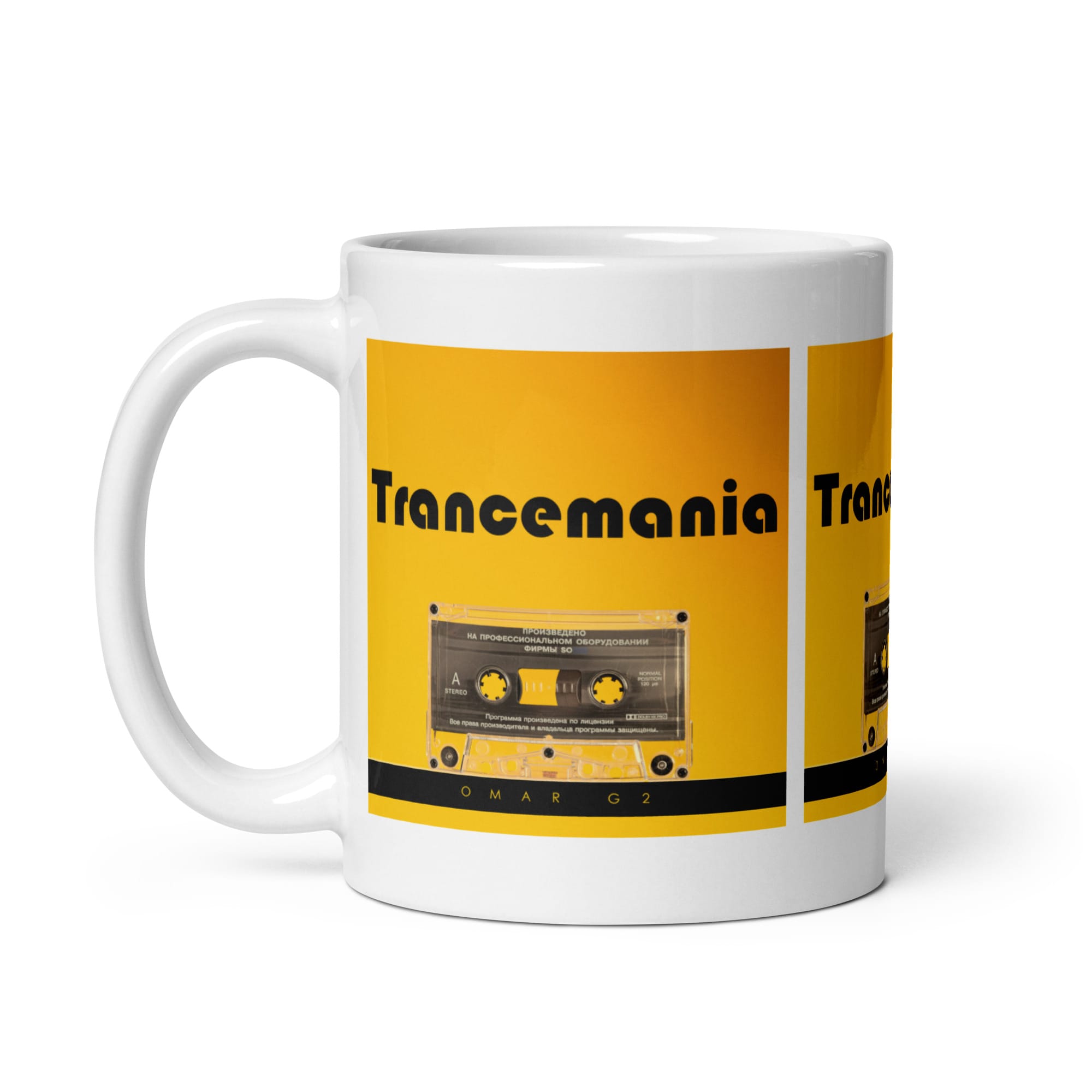 Trancemania Mug | Omar G2 White Glossy Mug | Free Shipping - Image 2
