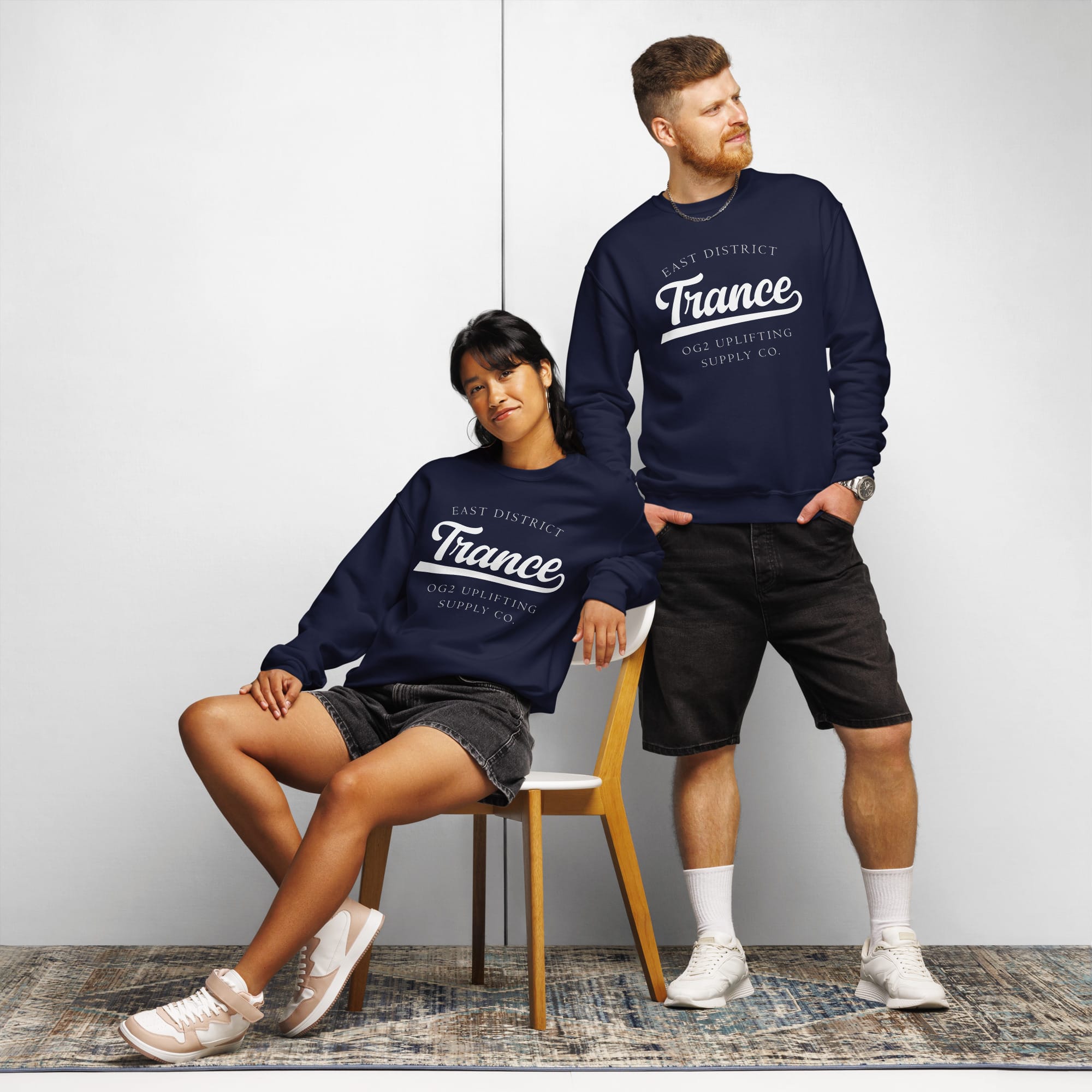East District Trance Sweatshirt Rave Clothing | Free Shipping - Image 4