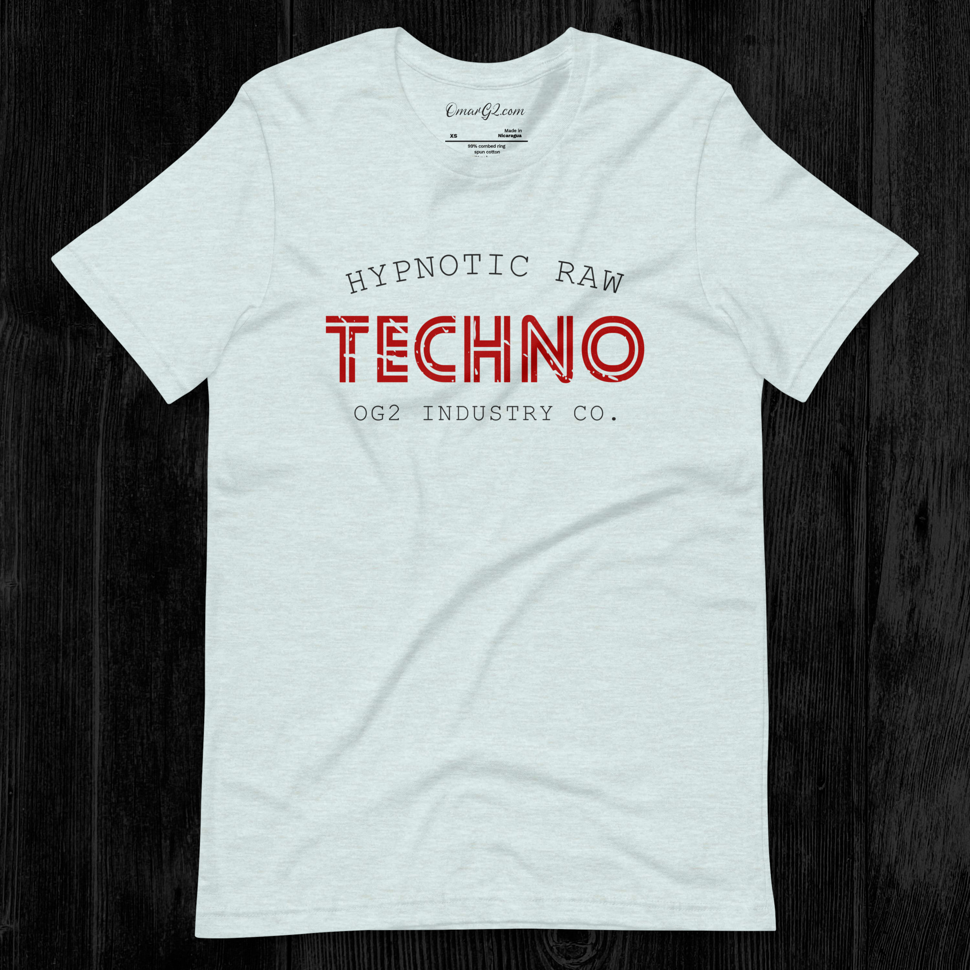Hypnotic Raw Techno TShirt Unisex Techno Tee | Free Shipping - Image 3