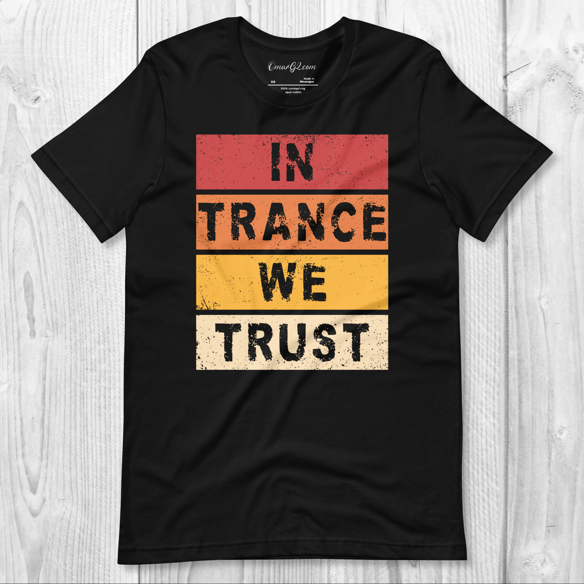 Trance Music T-Shirt | In Trance We Trust Tshirt | Trance Music Tee Unisex | Free Shipping - Image 3