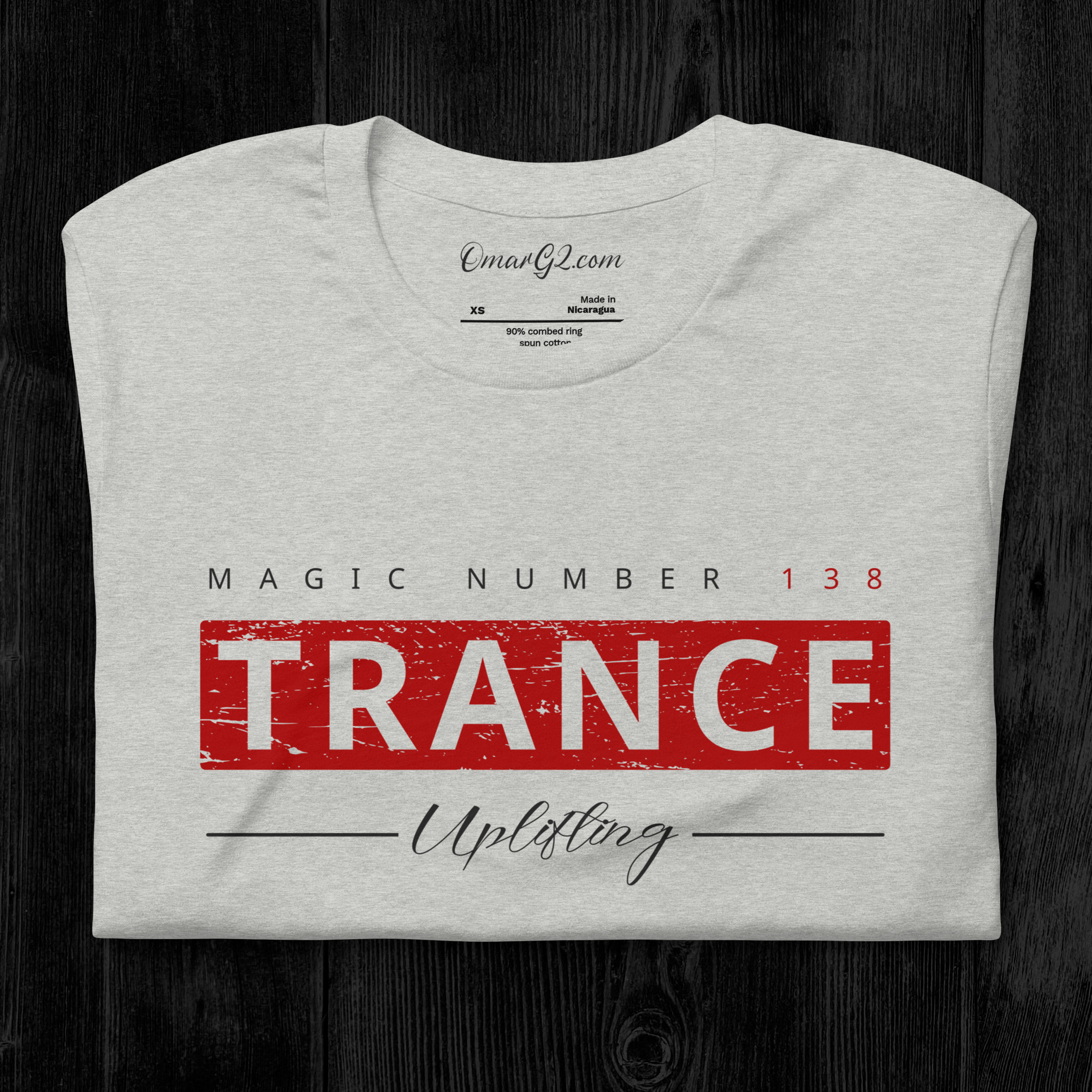 Magic Number 138 Trance Tshirt Unisex Tee Rave Clothing | Free Shipping - Image 3