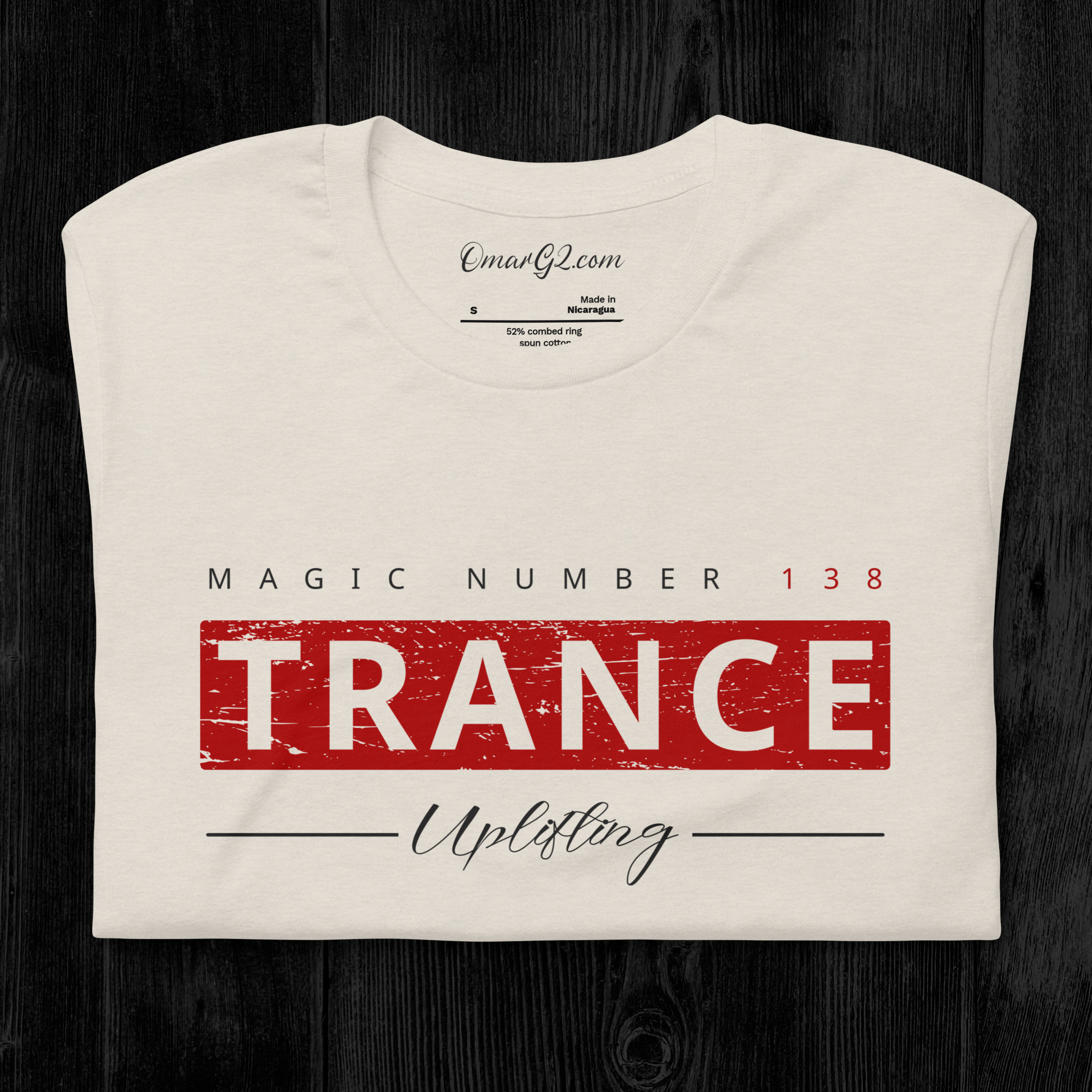 Magic Number 138 Trance Tshirt Unisex Tee Rave Clothing | Free Shipping - Image 4