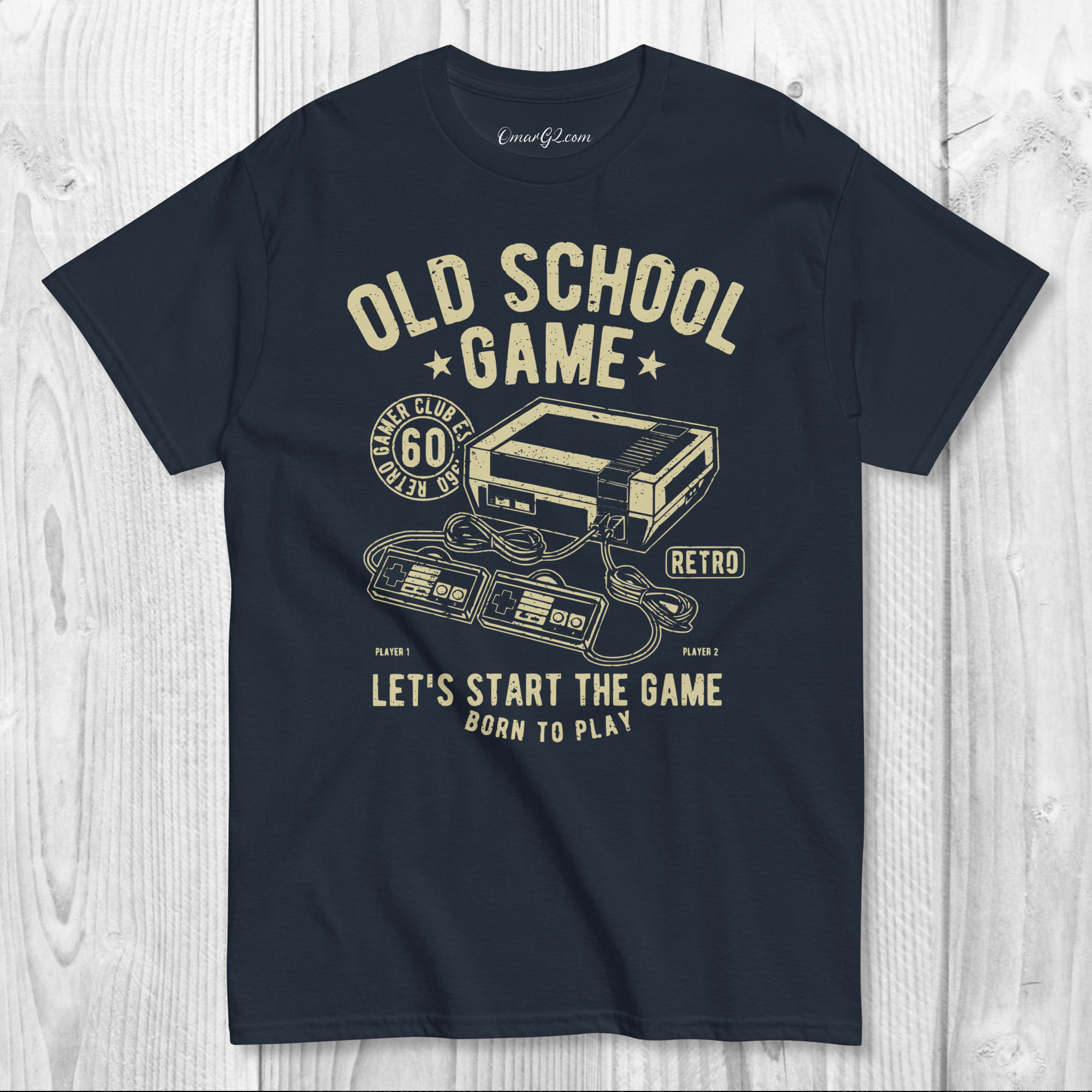 old school game tshirt