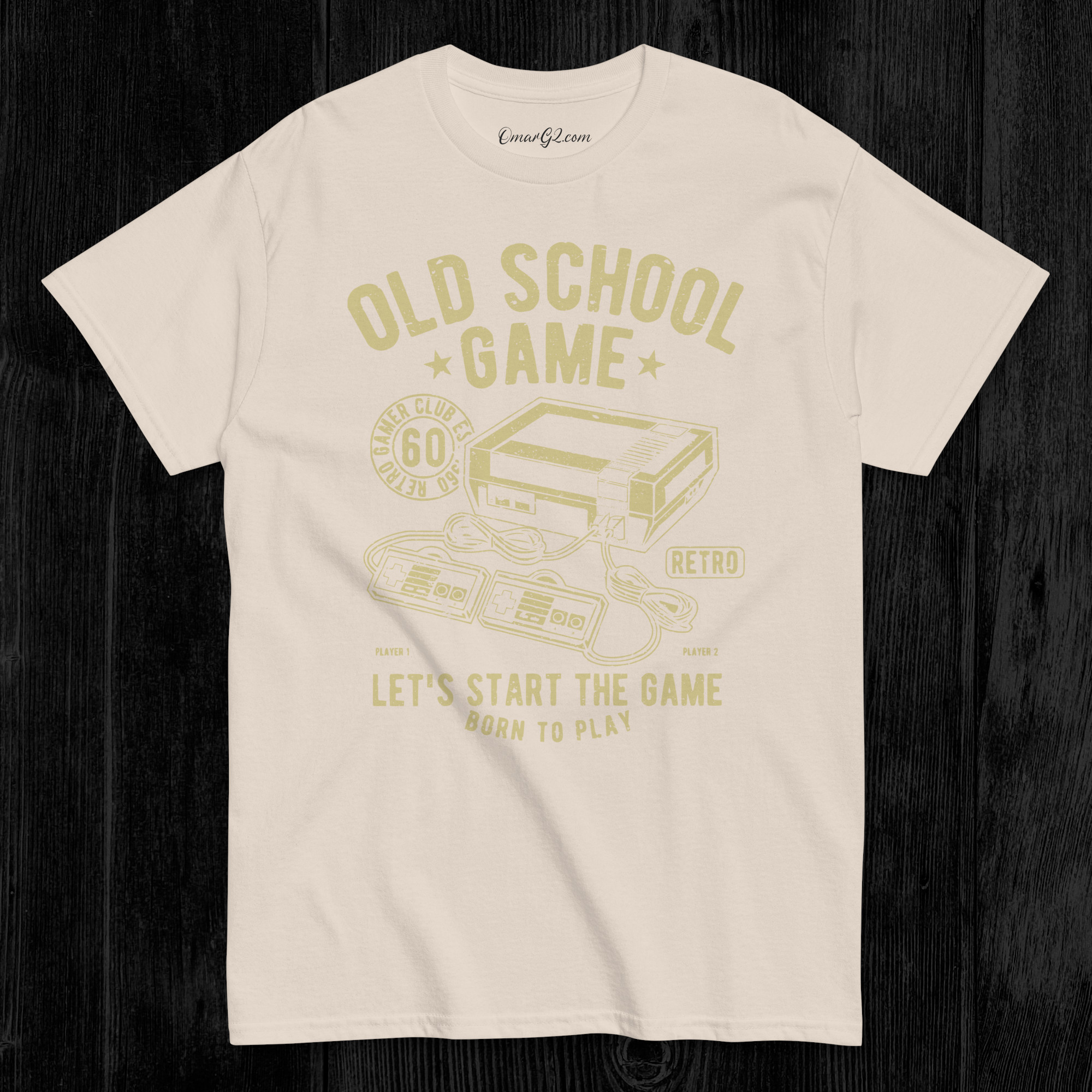 Old School Game TShirt | Unisex Classic Tee T-Shirt | Free Shipping - Image 2