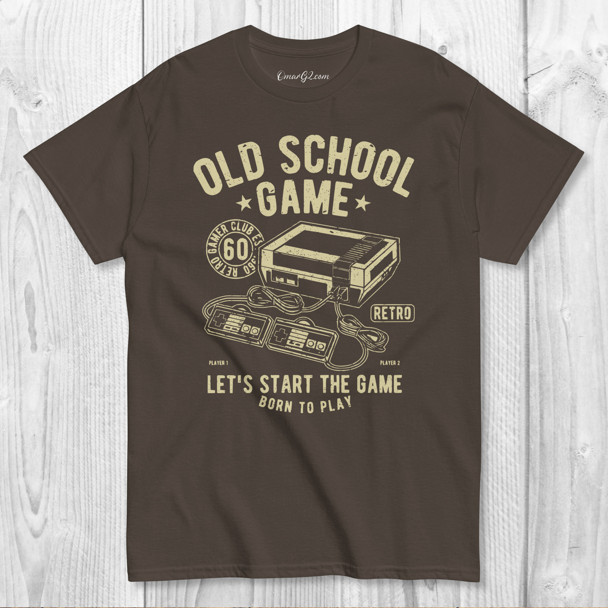Old School Game TShirt | Unisex Classic Tee T-Shirt | Free Shipping - Image 5