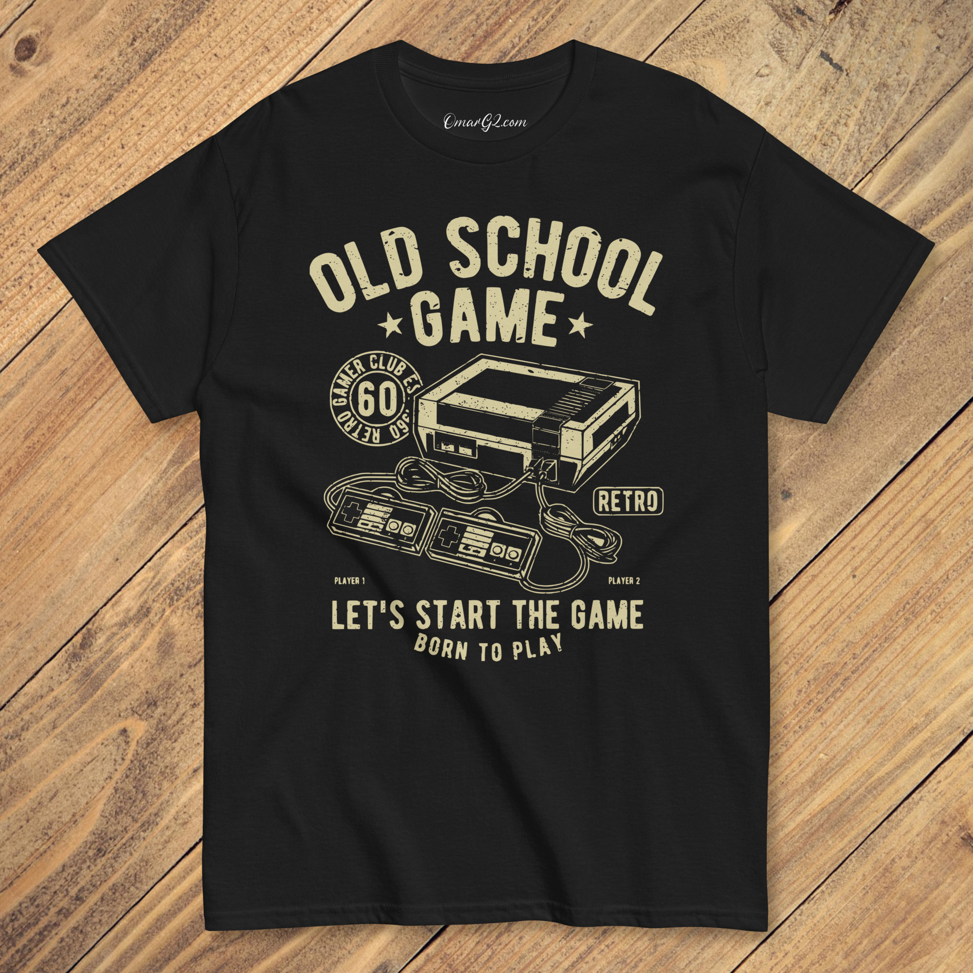 Old School Game TShirt | Unisex Classic Tee T-Shirt | Free Shipping - Image 6