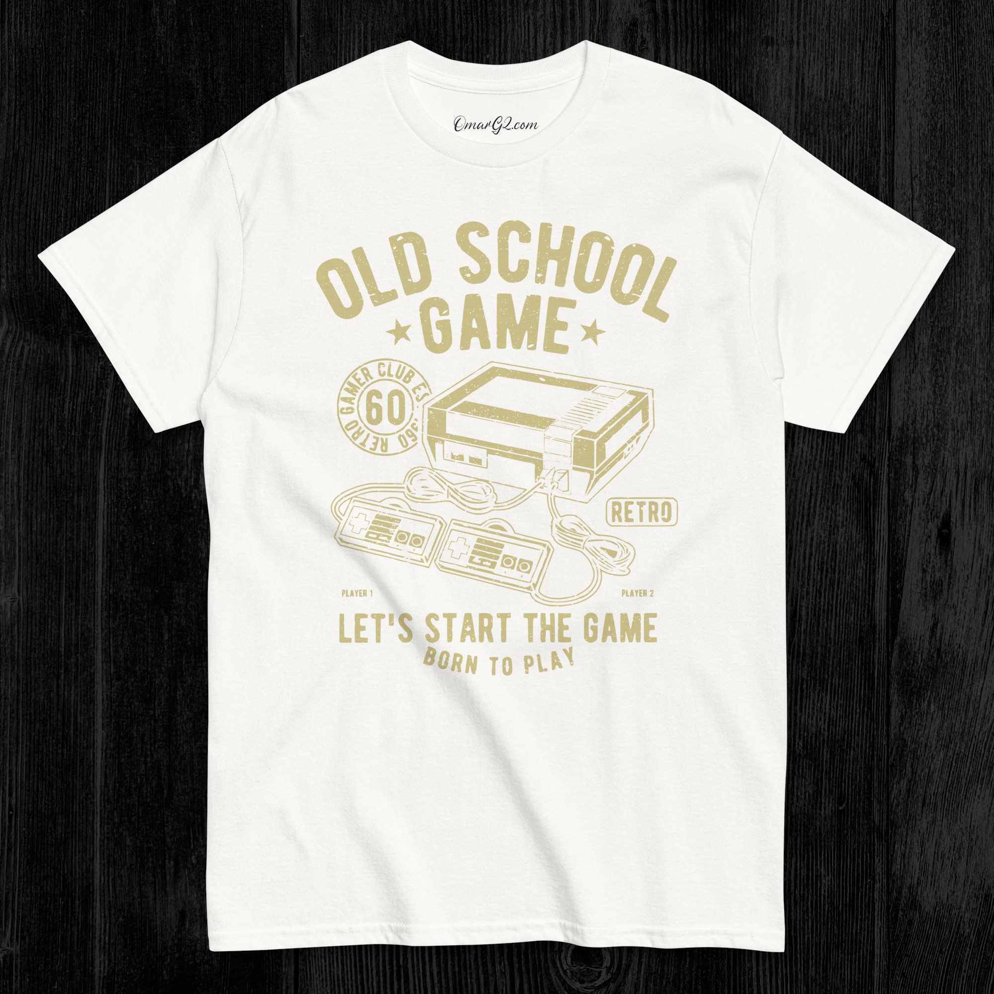 Old School Game TShirt | Unisex Classic Tee T-Shirt | Free Shipping - Image 7