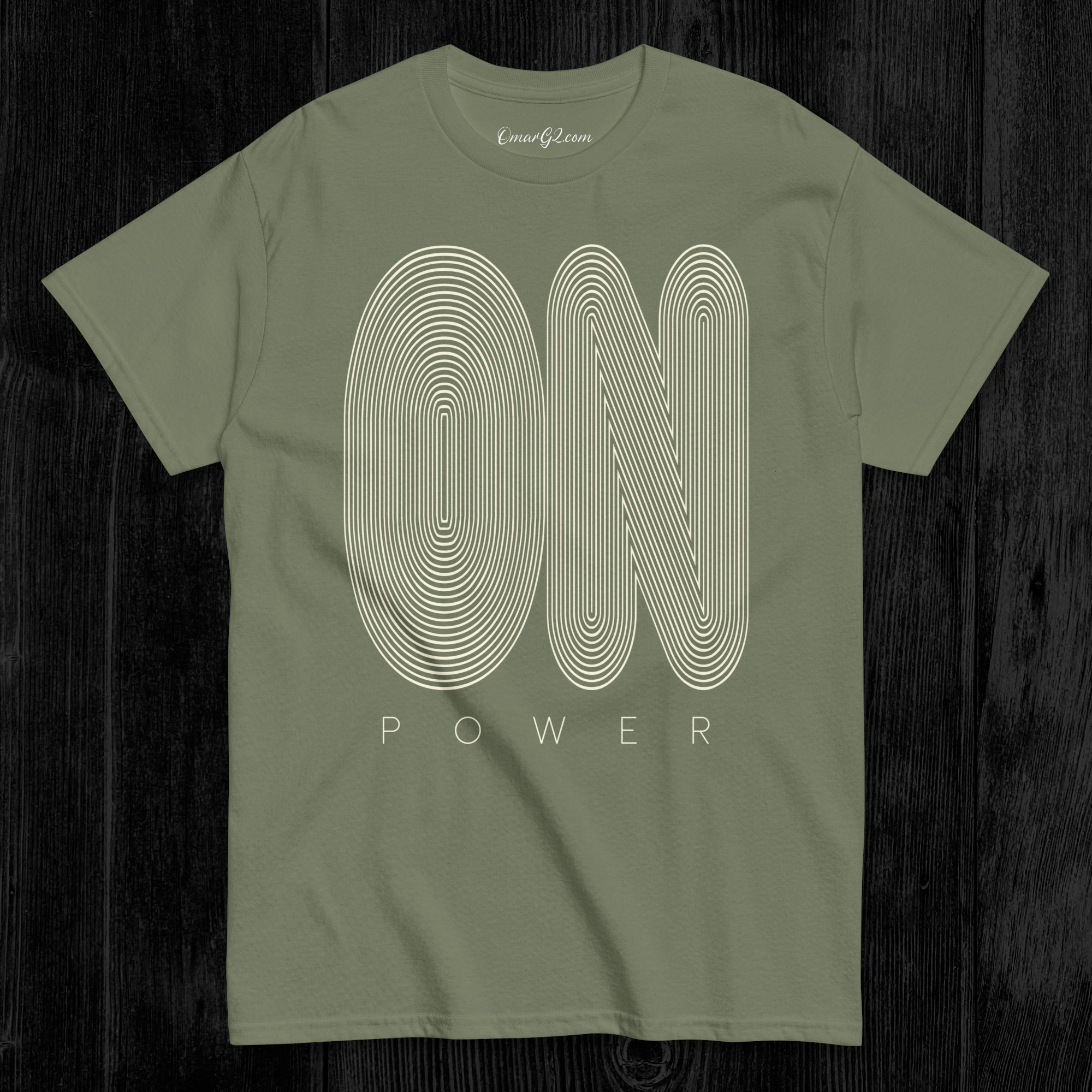 power on tshirt