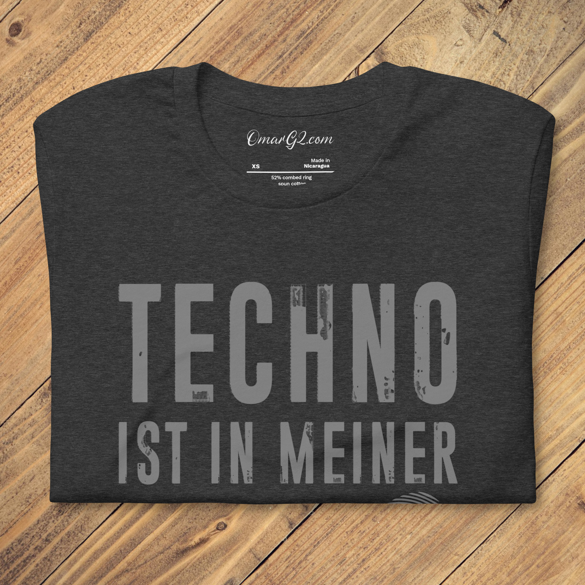 Techno is in my DNA Unisex T-shirt | Techno tshirt | Free Shipping - Image 3