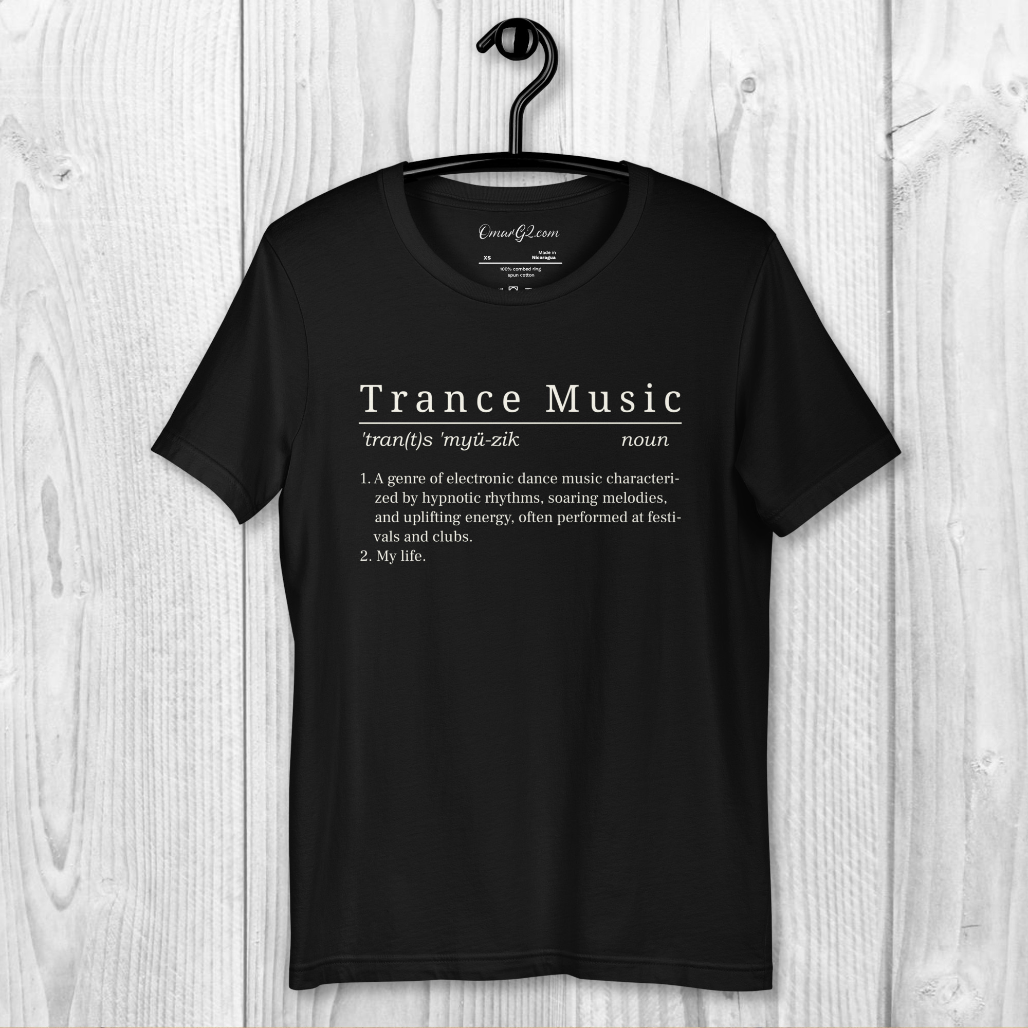 Trance Music Definition TShirt | Trance TShirts Rave | Unisex T-Shirt | Free Shipping - Image 3