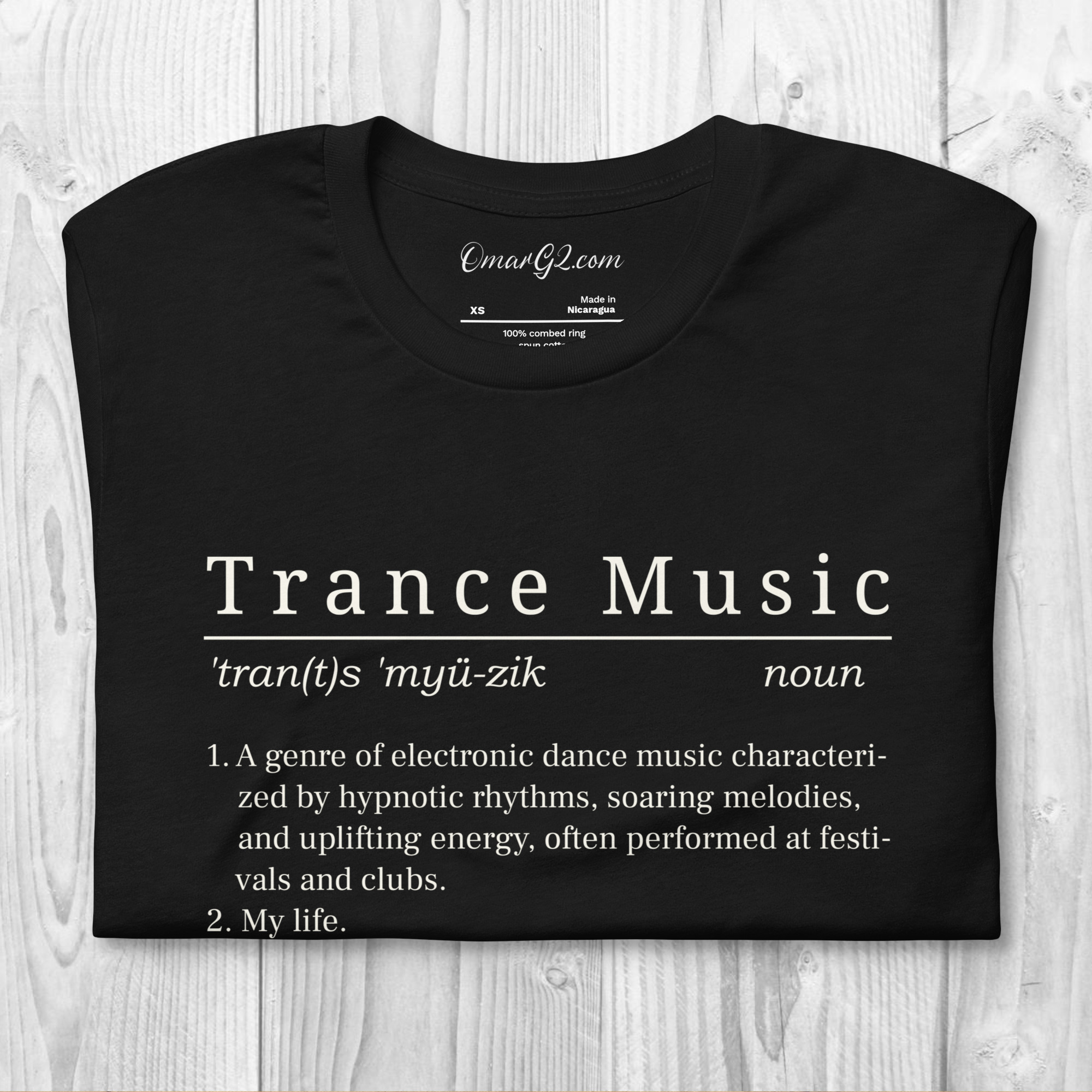 Trance Music Definition TShirt | Trance TShirts Rave | Unisex T-Shirt | Free Shipping - Image 4