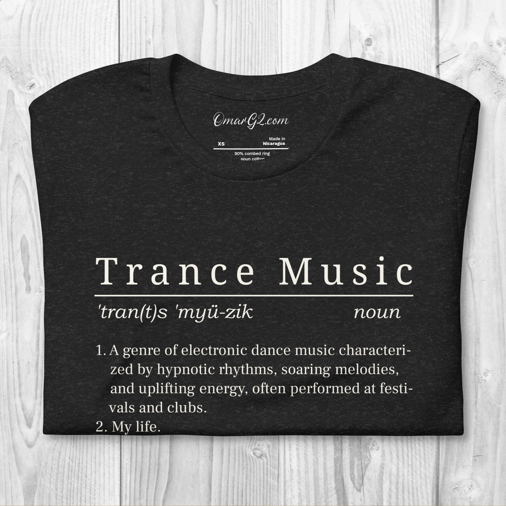 Trance Music Definition TShirt | Trance TShirts Rave | Unisex T-Shirt | Free Shipping - Image 5
