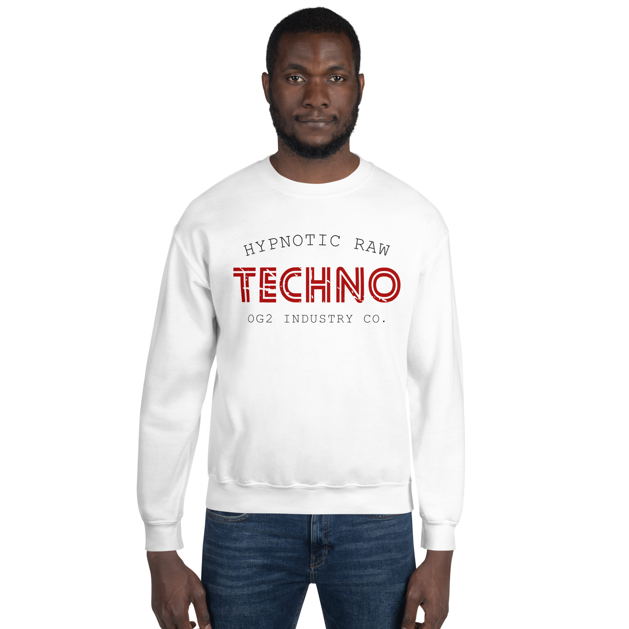 Hypnotic Raw Techno Sweatshirt | OG2 Industry Co. Unisex Sweatshirt | Free Shipping - Image 4