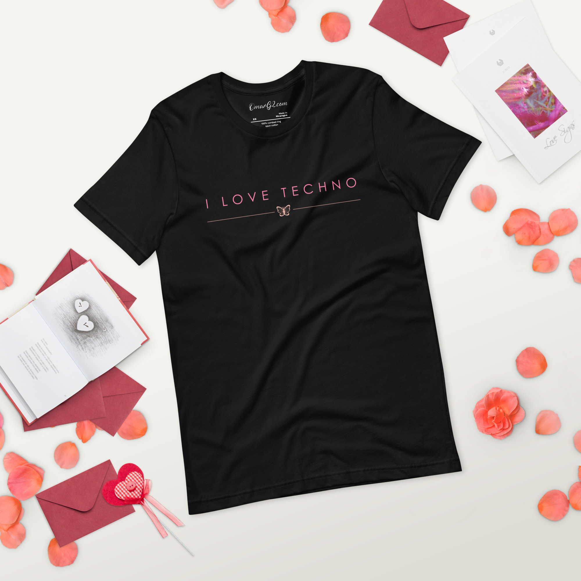 I Love Techno TShirt | Women’s Rave Clothing | Free Shipping - Image 5