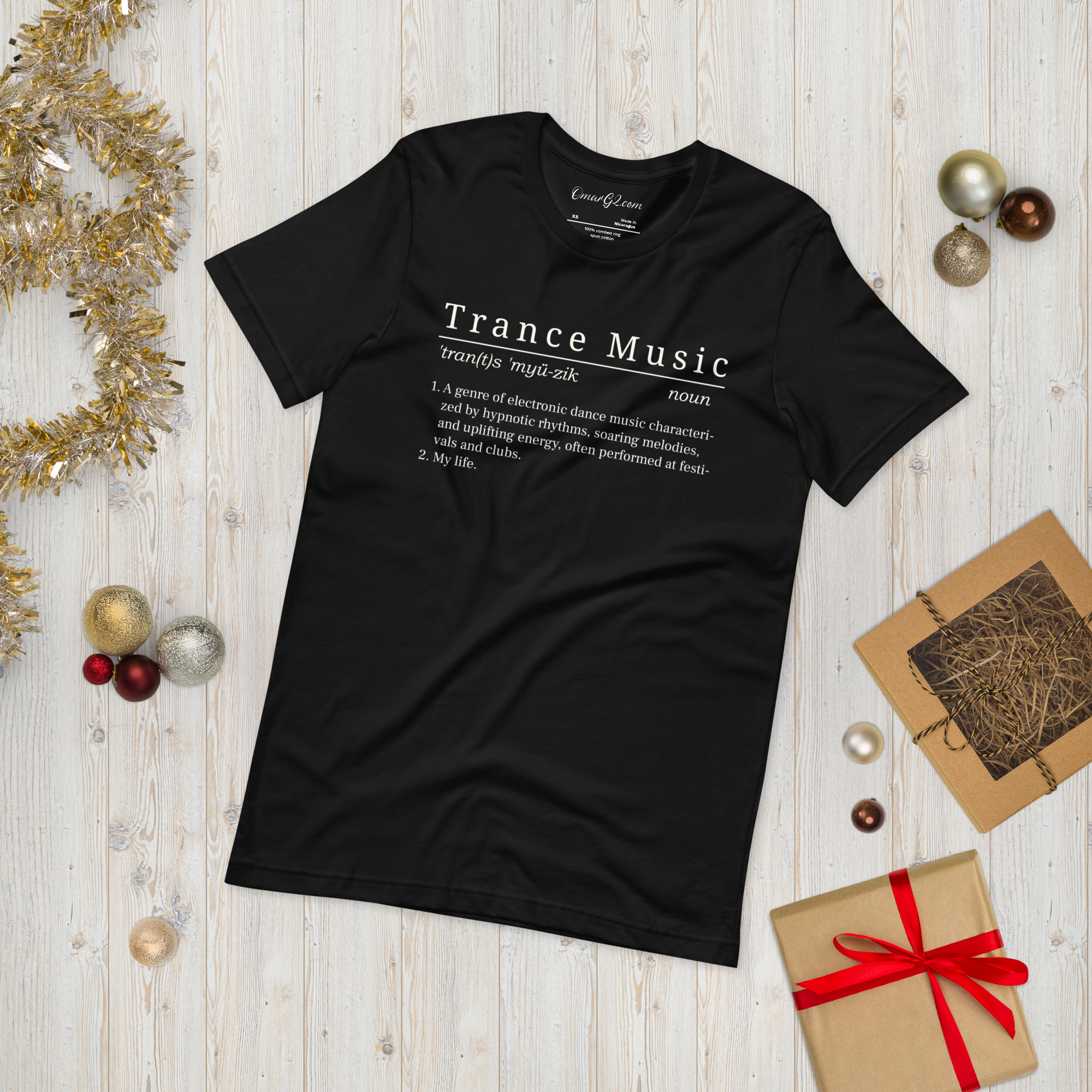 trance music definition tshirt