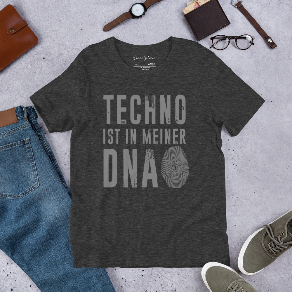 Techno is in my DNA Unisex T-shirt | Techno tshirt | Free Shipping - Image 11