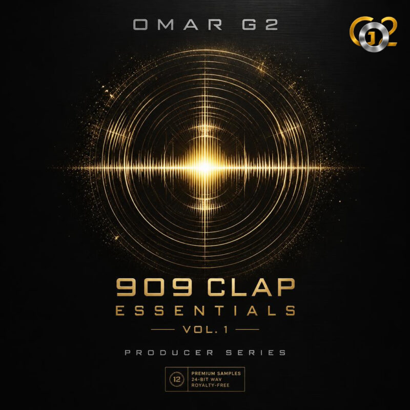 909 Clap Essentials Vol. 1 premium TR-909 clap sample pack by OMAR G2 Producer Series