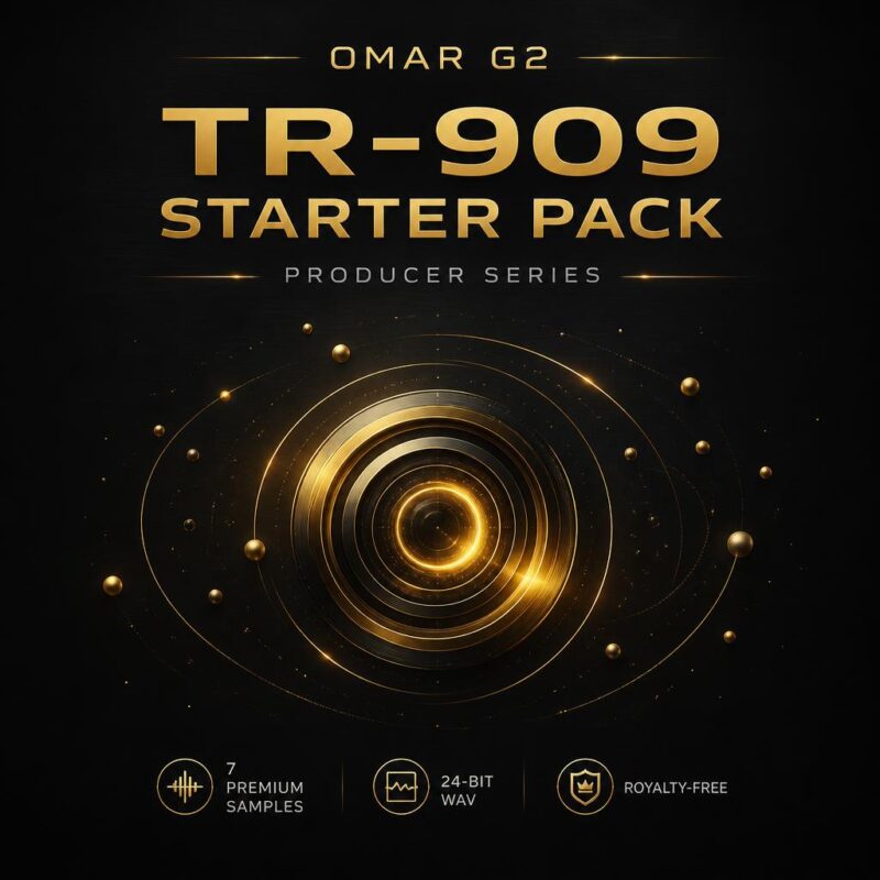 Omar G2 TR-909 Starter Pack free premium drum sample pack for Trance producers