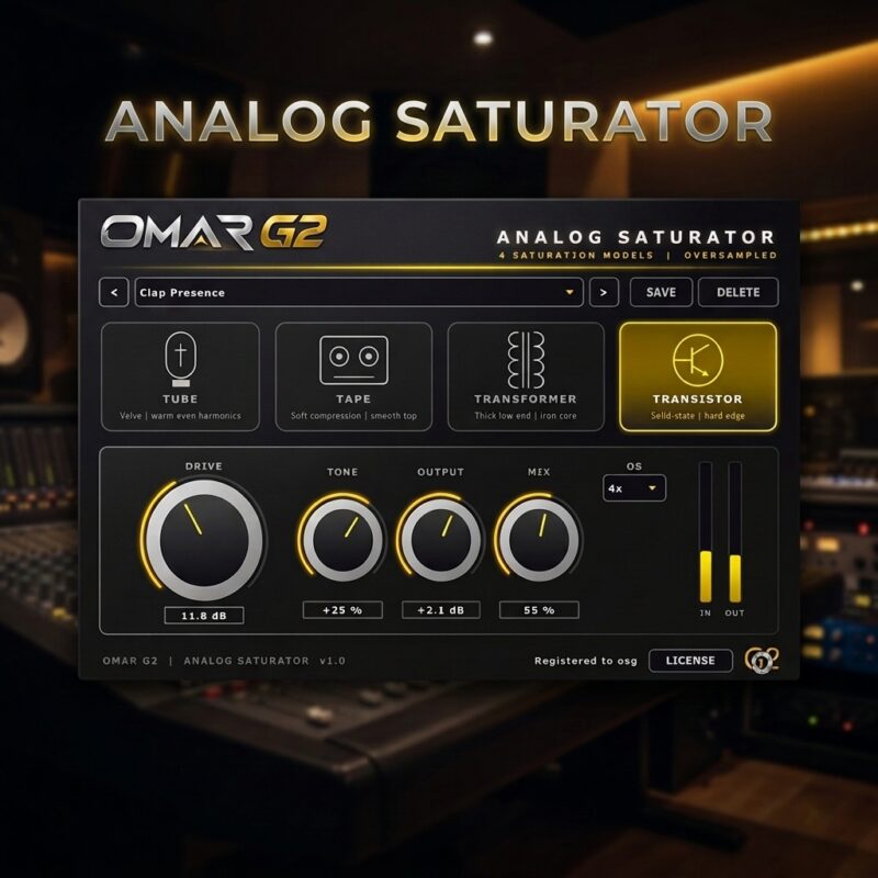 Analog Saturator Omar G2