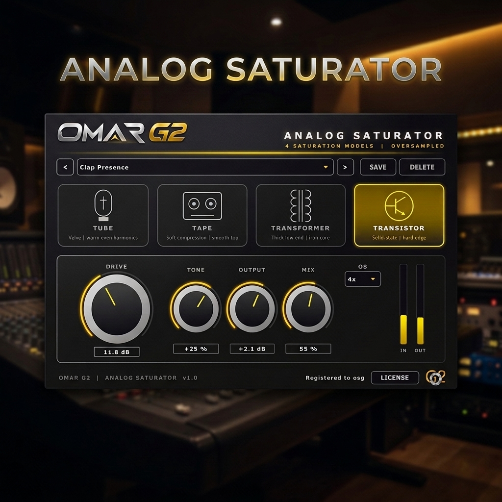 Analog Saturator Omar G2