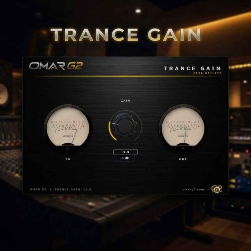 Trance Gain Utility Knob VST3 Omar G2
