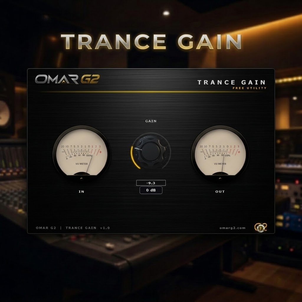 Trance Gain Utility Knob VST3 Omar G2