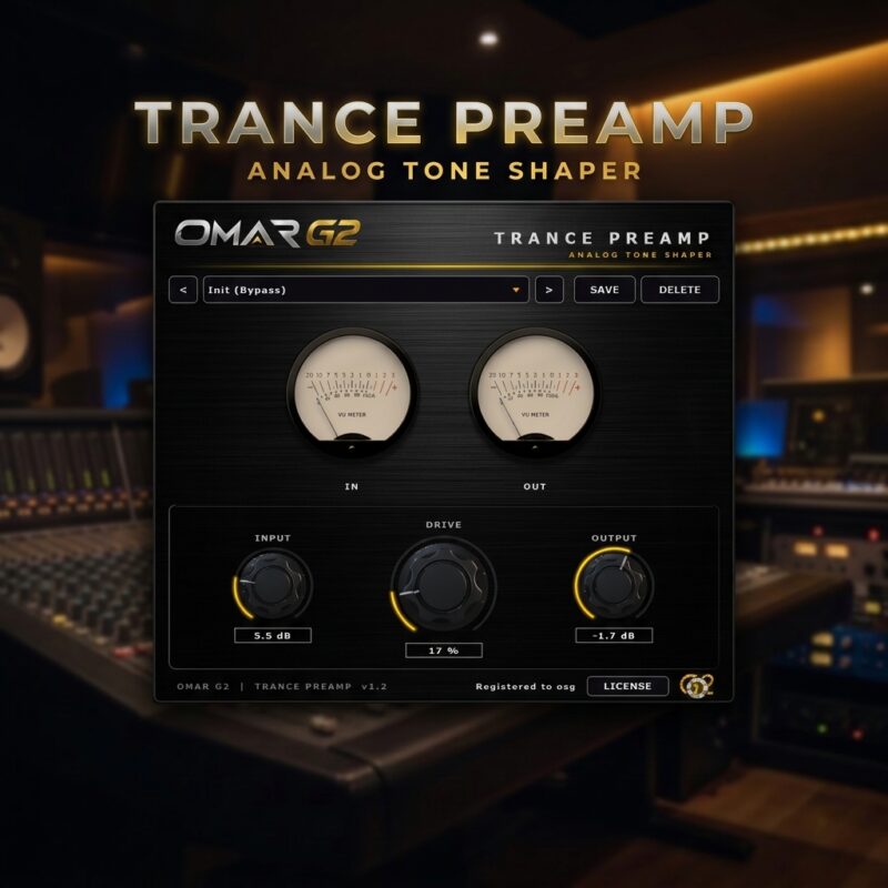 Trance Preamp VST3 Plugin Omar G2