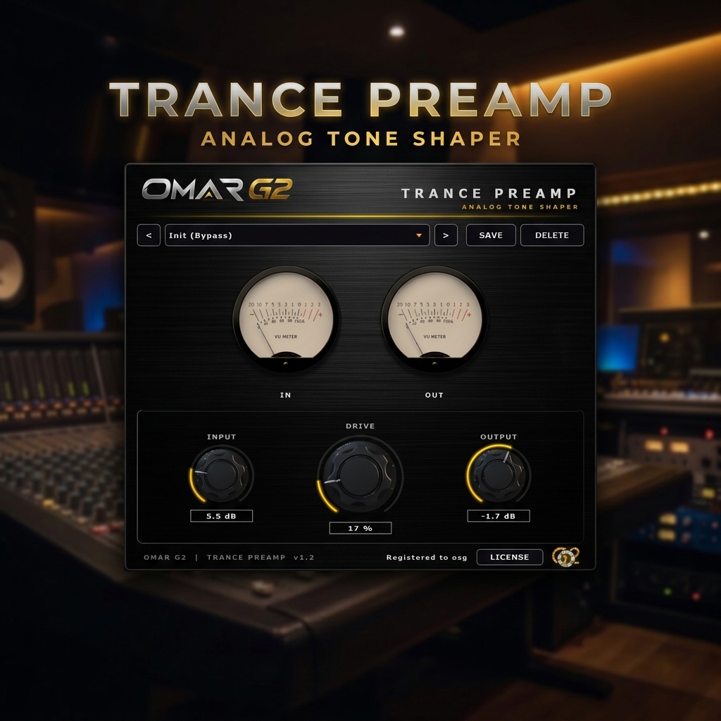 Trance Preamp VST3 Plugin Omar G2